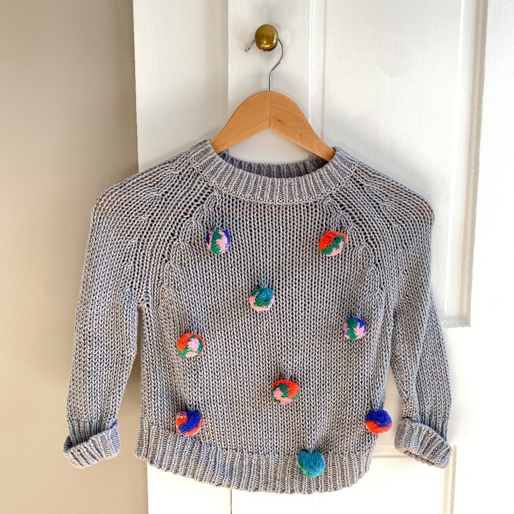 Girls Pom Pom Sweater - Boden (5-6)